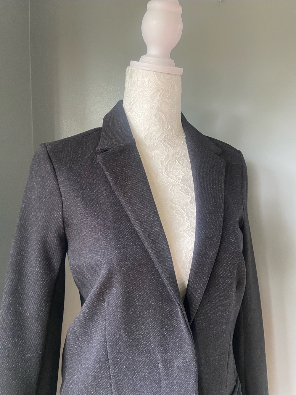 NWT Athleta Venice Textured Black Blazer Size 8